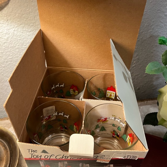 Jamestown, The Joy of Christmas, 14oz Glassware, Old Fashioned, Set of 4 60s - Picture 7 of 14